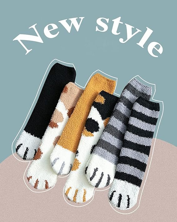 cat paw socks