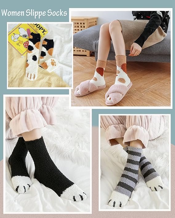 cat paw socks