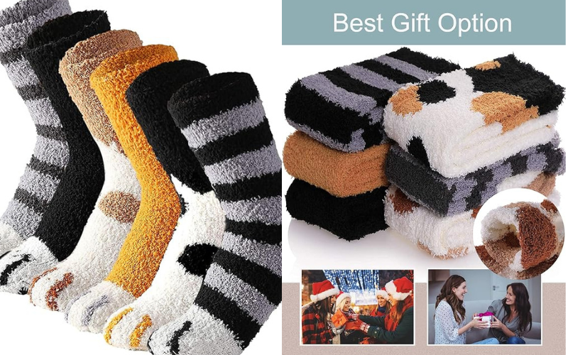 Read more about the article Cat Paw Socks – Cozy, Warm, and Comfortable Fuzzy Socks for Women, Perfect for Winter and Gifting